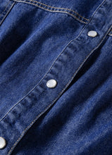 Load image into Gallery viewer, Denim Flared Shirt Dress