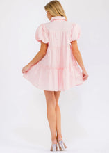 Load image into Gallery viewer, Patriotic Sequin Bear Dress-Pink