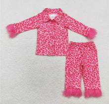Load image into Gallery viewer, Pink Leopard Mommy &amp; Me Pajama Sets