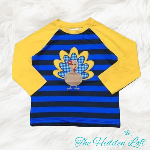 Blue Striped Turkey Shirt