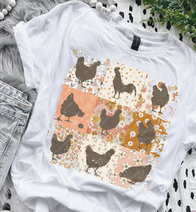 Chicken Collage T-Shirt