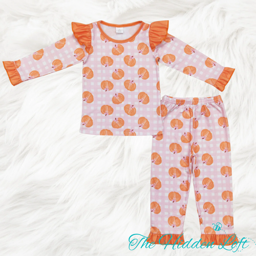 Pink Pumpkin Pajamas
