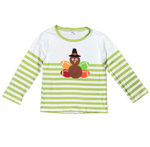 Boy’s Green Thanksgiving Shirt