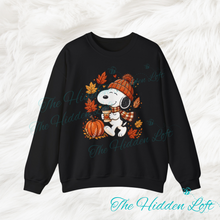 Load image into Gallery viewer, Pumpkin Spice Snoopy Sweatshirt