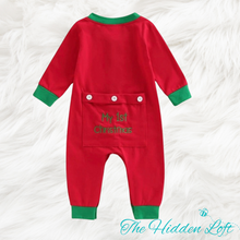 Load image into Gallery viewer, My 1st Christmas Romper