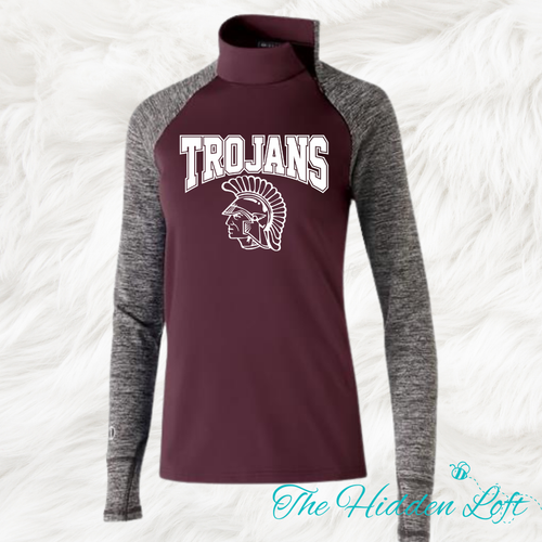 Trojan Ladies Mock-neck