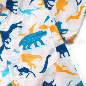 Boy’s Dinosaur Button Up