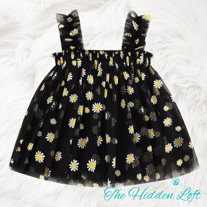 Black Tulle Daisy Dress