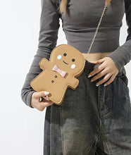 Load image into Gallery viewer, Gingerbread Crossbody Purse