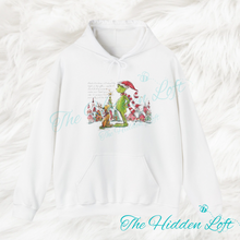 Load image into Gallery viewer, Grinch Quote Hooded Sweatshirt