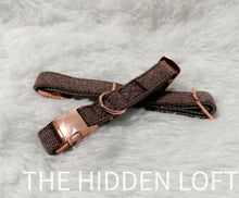 Load image into Gallery viewer, Brown Rose Gold Collar