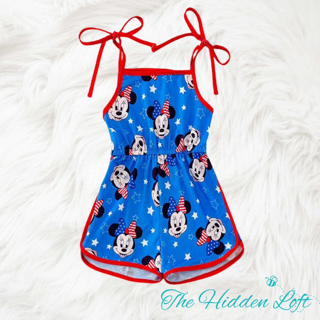 Patriotic Mouse Romper