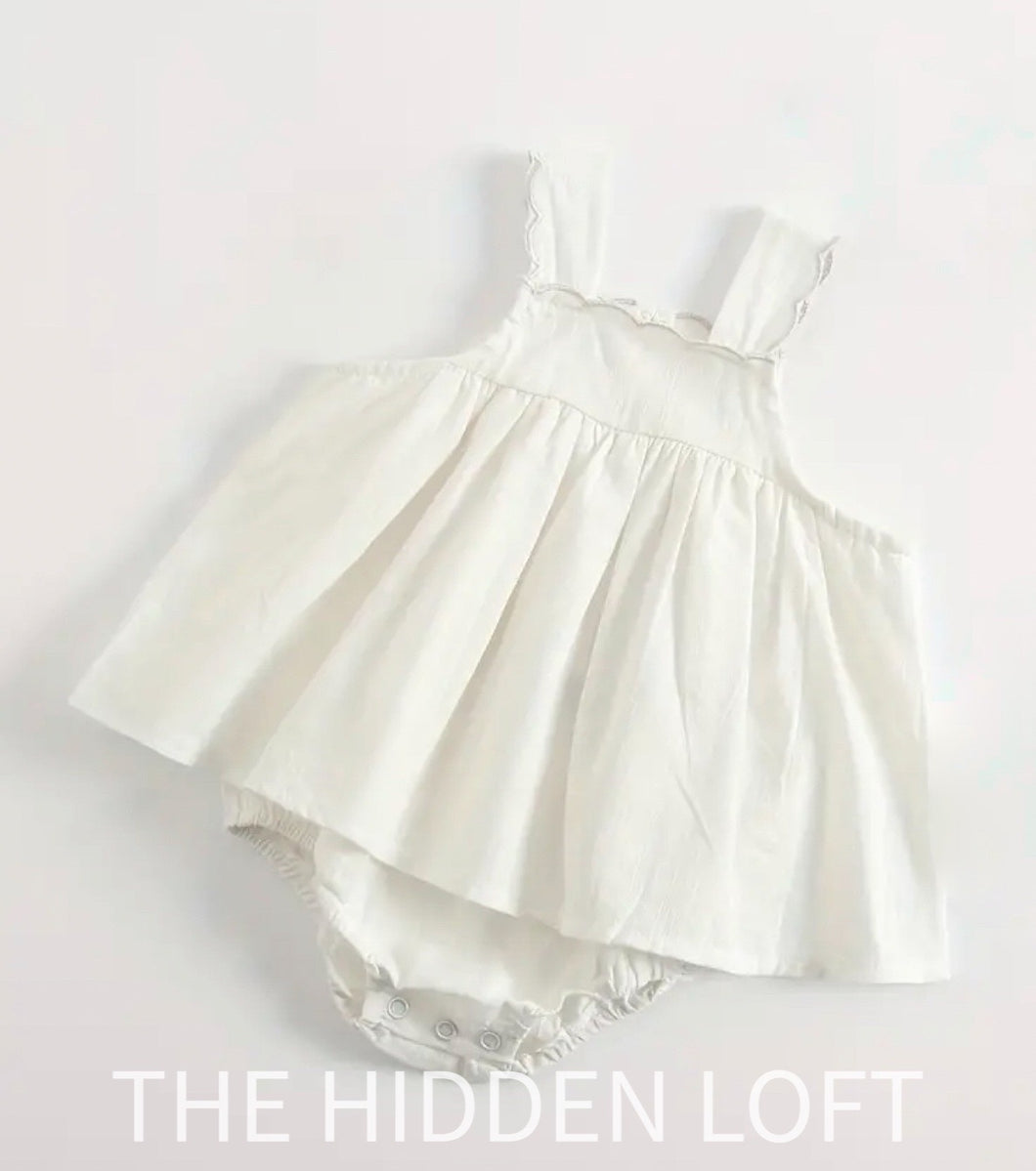 Sleeveless Cotton Baby Dress