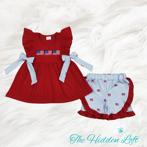 Flag Shorts Outfit