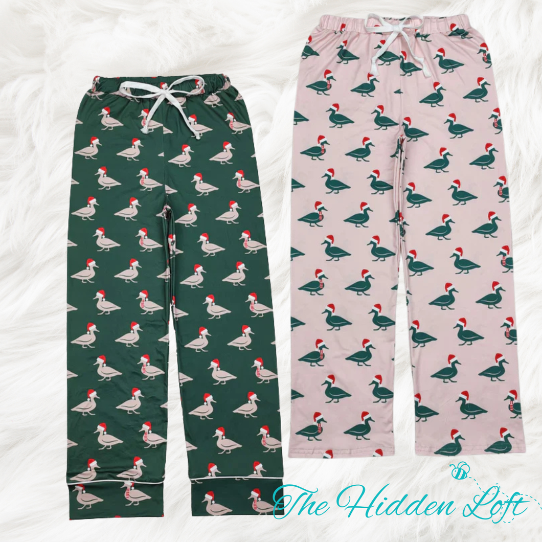 Adult Christmas Duck Pajama Pants