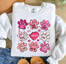 Load image into Gallery viewer, Valentine Paws Sweatshirt