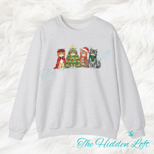 Load image into Gallery viewer, Christmas Cats Sweatshirt