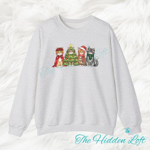 Christmas Cats Sweatshirt