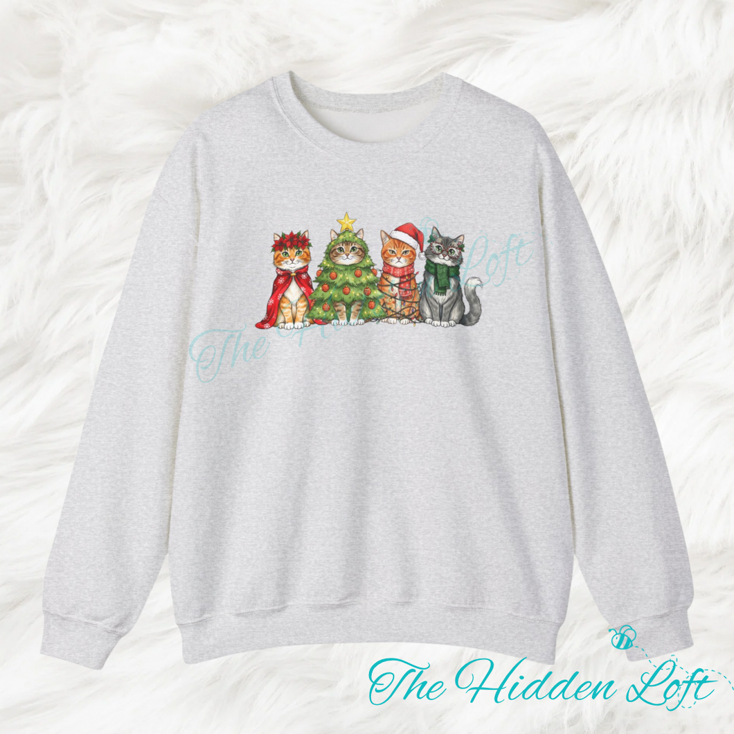 Christmas Cats Sweatshirt