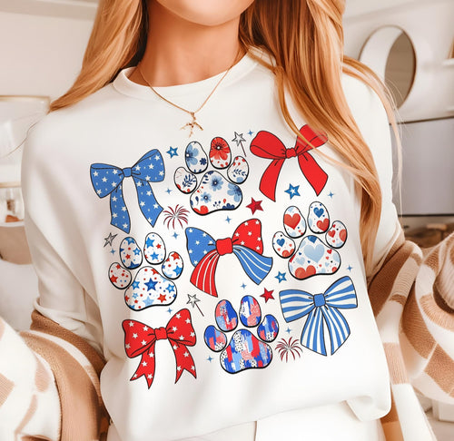 Patriotic Paw Print T-shirt