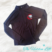 Load image into Gallery viewer, ADULT Personalized Cougars Cheer Quarter Zip