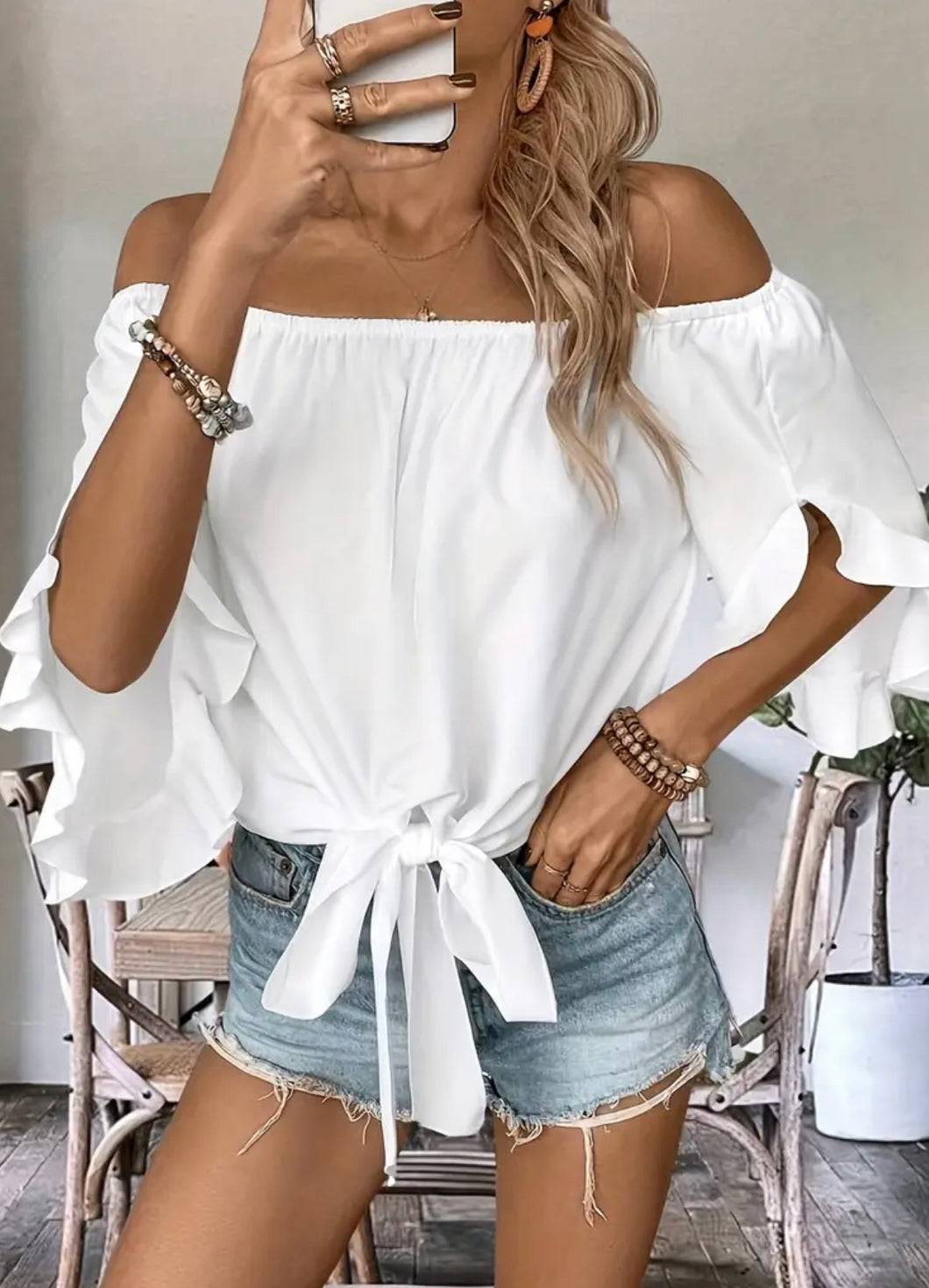 Off Shoulder Blouse