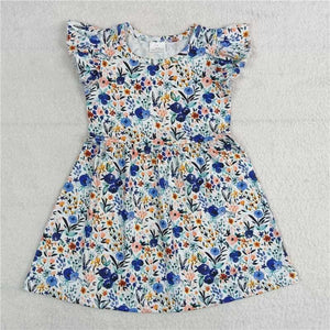 Blue Floral Dress