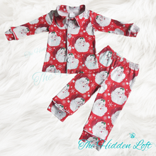 Load image into Gallery viewer, Santa Pajamas