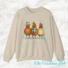 Load image into Gallery viewer, Winter Chickens Sweatshirt