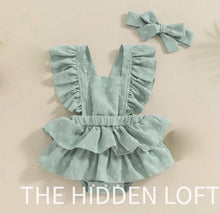 Load image into Gallery viewer, Dot Chiffon Baby Rompers