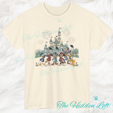 Load image into Gallery viewer, Castle Character Graduation T-shirt