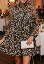Load image into Gallery viewer, Leopard Print Shift Dress