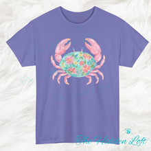 Load image into Gallery viewer, Floral Crab T-shirt