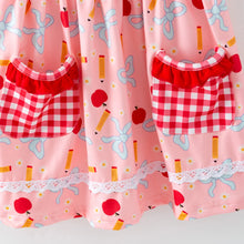 Load image into Gallery viewer, Puff Sleeve School Dress