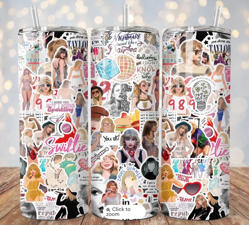 TS ‘sticker’ Tumbler