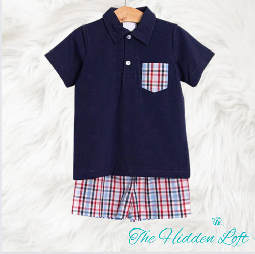 Boy’s Polo & Shorts Outfit