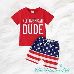 American Dude Shorts Outfit