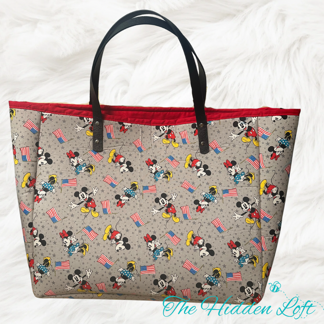 Patriotic Mouse Tote Bag