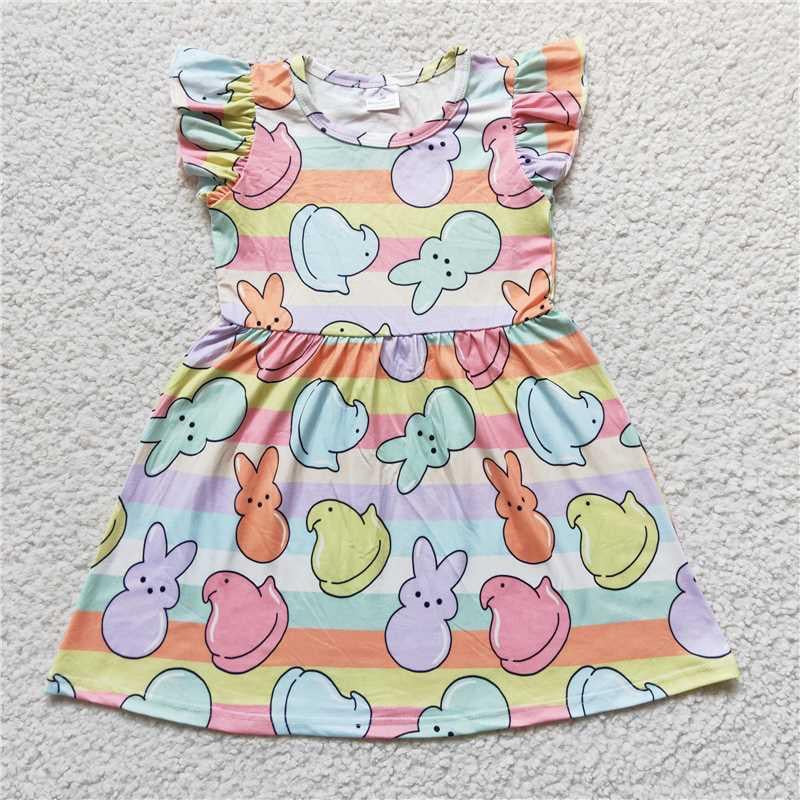 Marshmallow Peep Easter Dress