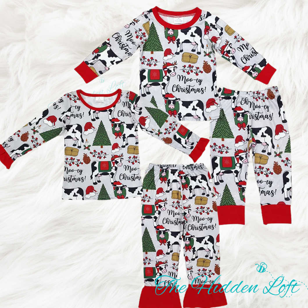 Moo-ey Christmas Pajamas