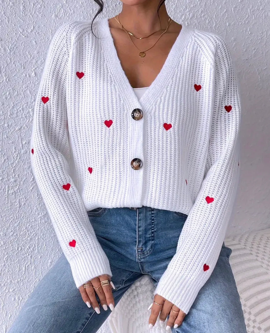 Women’s Heart Sweater