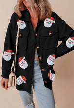 Load image into Gallery viewer, Sequin Santa Shacket
