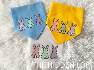 Bunny Trio Pet Bandana