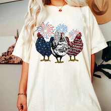 Load image into Gallery viewer, Patriotic Chicken T-Shirt