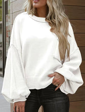 Load image into Gallery viewer, Drop Shoulder Pocket Sweater