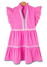 Load image into Gallery viewer, Pink Ric Rac Dress