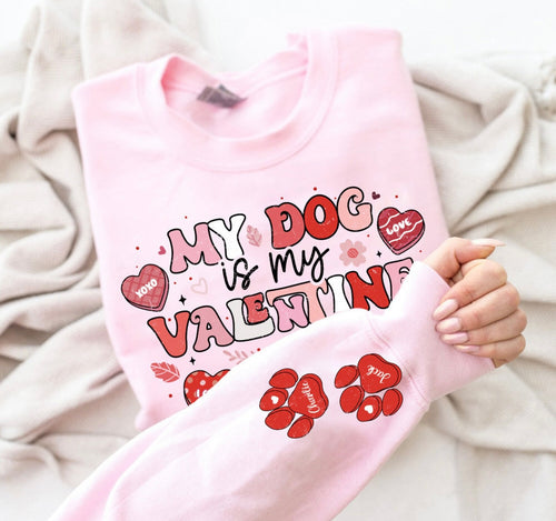 Personalized Dog Mom Valentine Sweatshirt