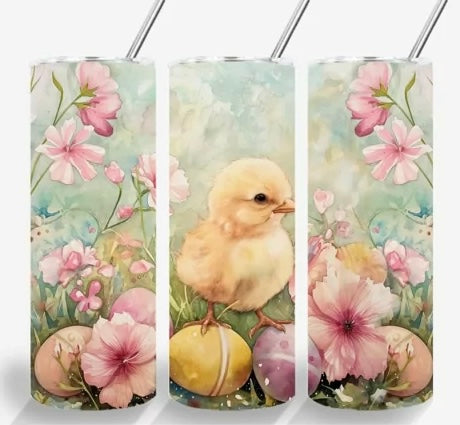 Watercolor Chick Tumbler