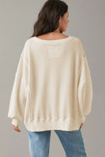 Load image into Gallery viewer, Oversized Waffle Knit Top