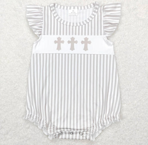 Cross Baby Girl Romper